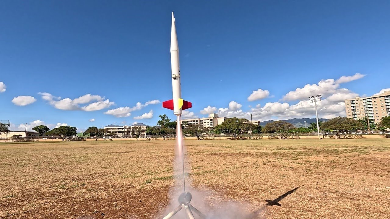 Model Rockets: Several mid-power flights before the storm and trying to use up old Q-jet motors