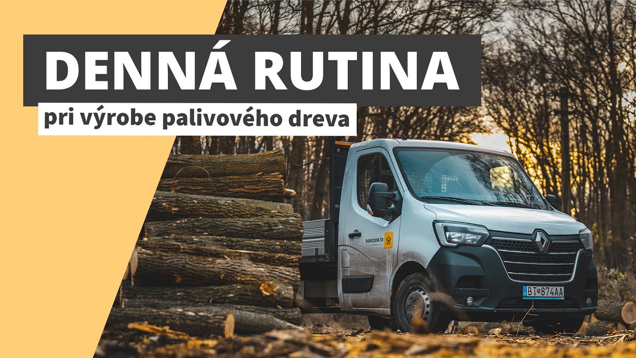 Denná rutina pri výrobe palivového dreva | doveziem.to