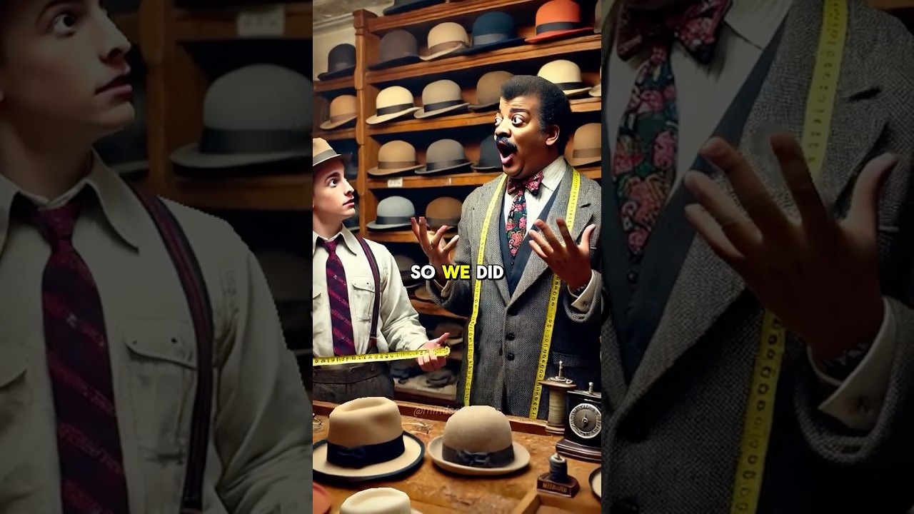 Neil deGrasse Tyson on How To Measure Your Hat Size 🤔  #neildegrassetyson