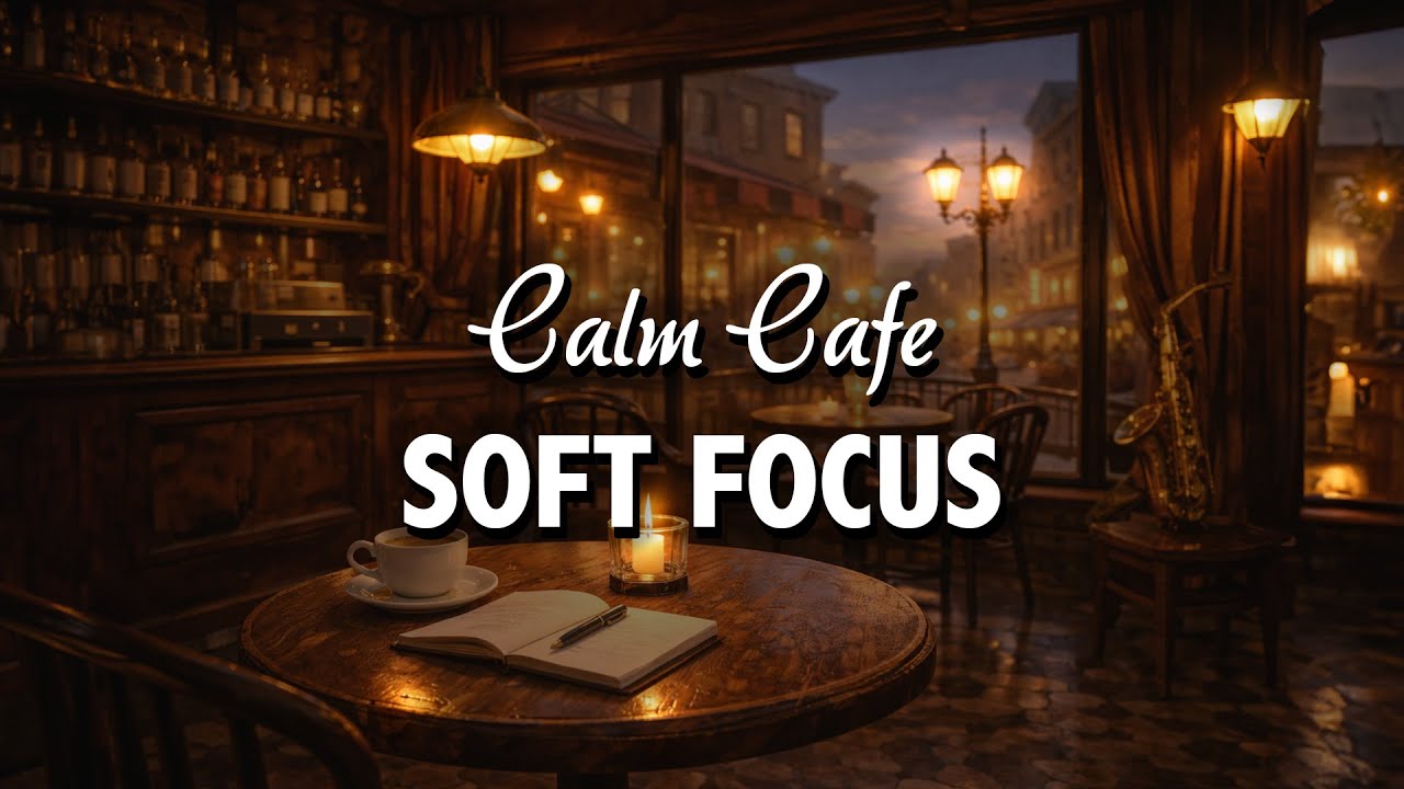 Calm Cafe Jazz Piano Background Music for Writing, Reading & Focus