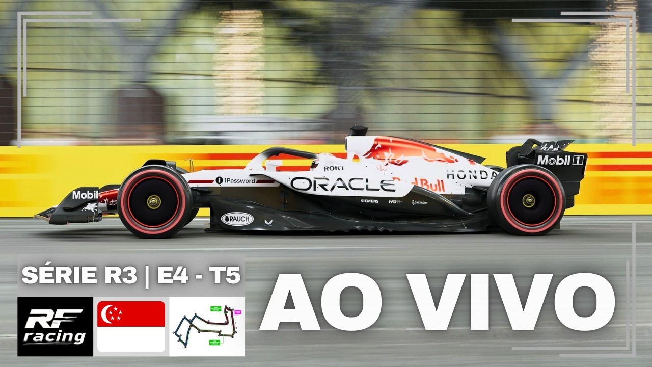 🔴 F1 25 - SINGAPURA - MARINA BAY 🇸🇬  | RFR LEAGUE - SÉRIE R3 (CHALLENGE) - ETAPA 04 | TEMPORADA 5