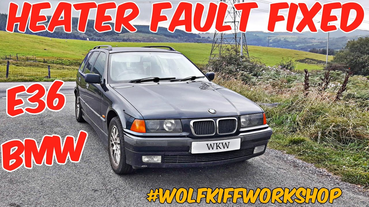 How to change a BMW E36 3 series heater blower motor / heater fan