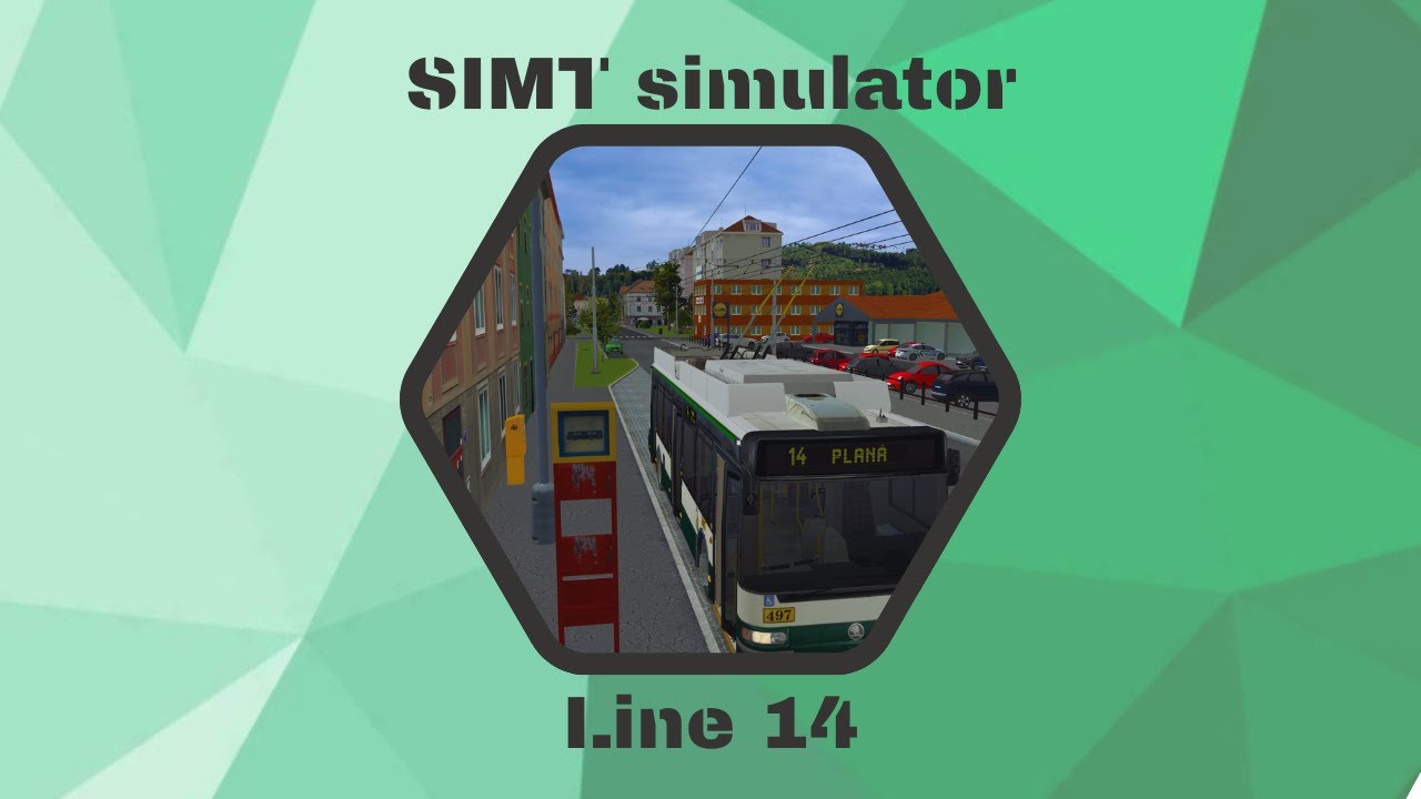 Trolleybus line 14 (Evropská - Planá) | SIMT simulator