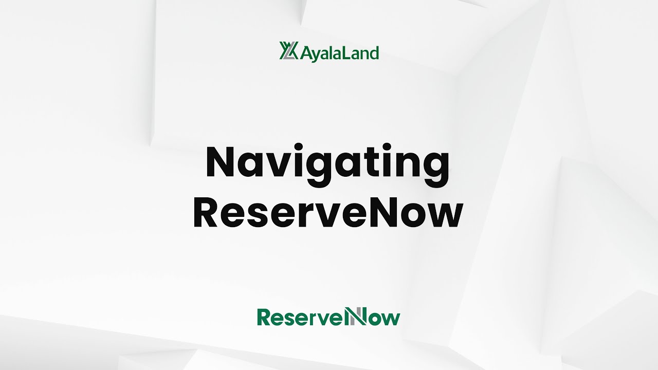 Navigating ReserveNow