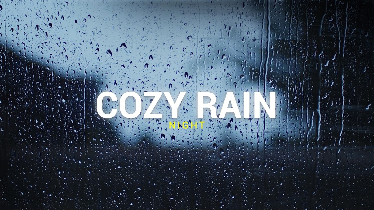 7 Hours of Rain on Window & Soft Wind 🌧 | Deep Focus & Cozy Night Ambience