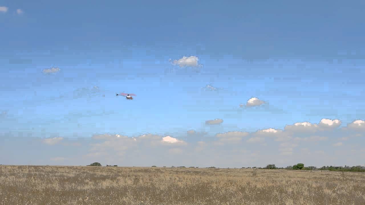 WLToys V977 - brushless tail outdoor test (part1)