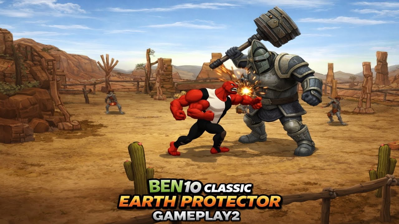 I Trolled Forever Knights in Ben 10 Classic Earth Protector Series #gameplay2 #ben10classic