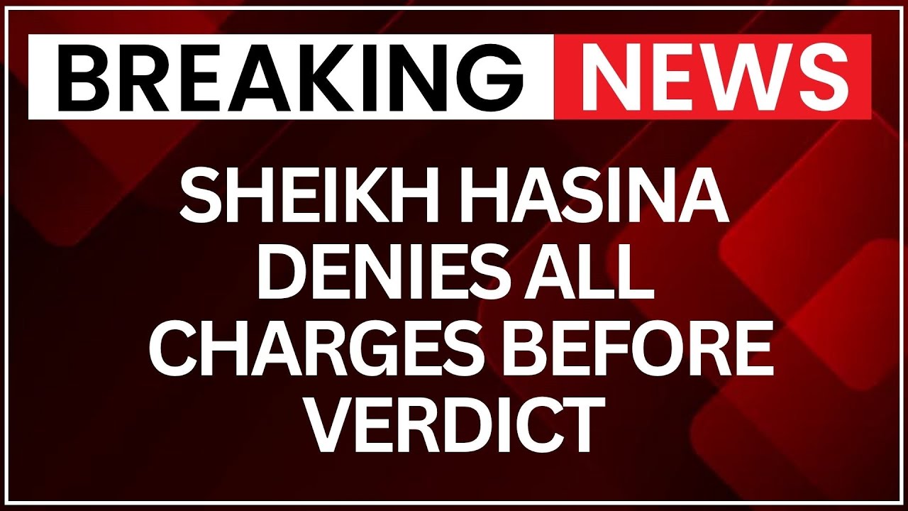 Sheikh Hasina Calls Trial a 'Kangaroo Court,' Denies Ordering Fire on Civilians | NewsX