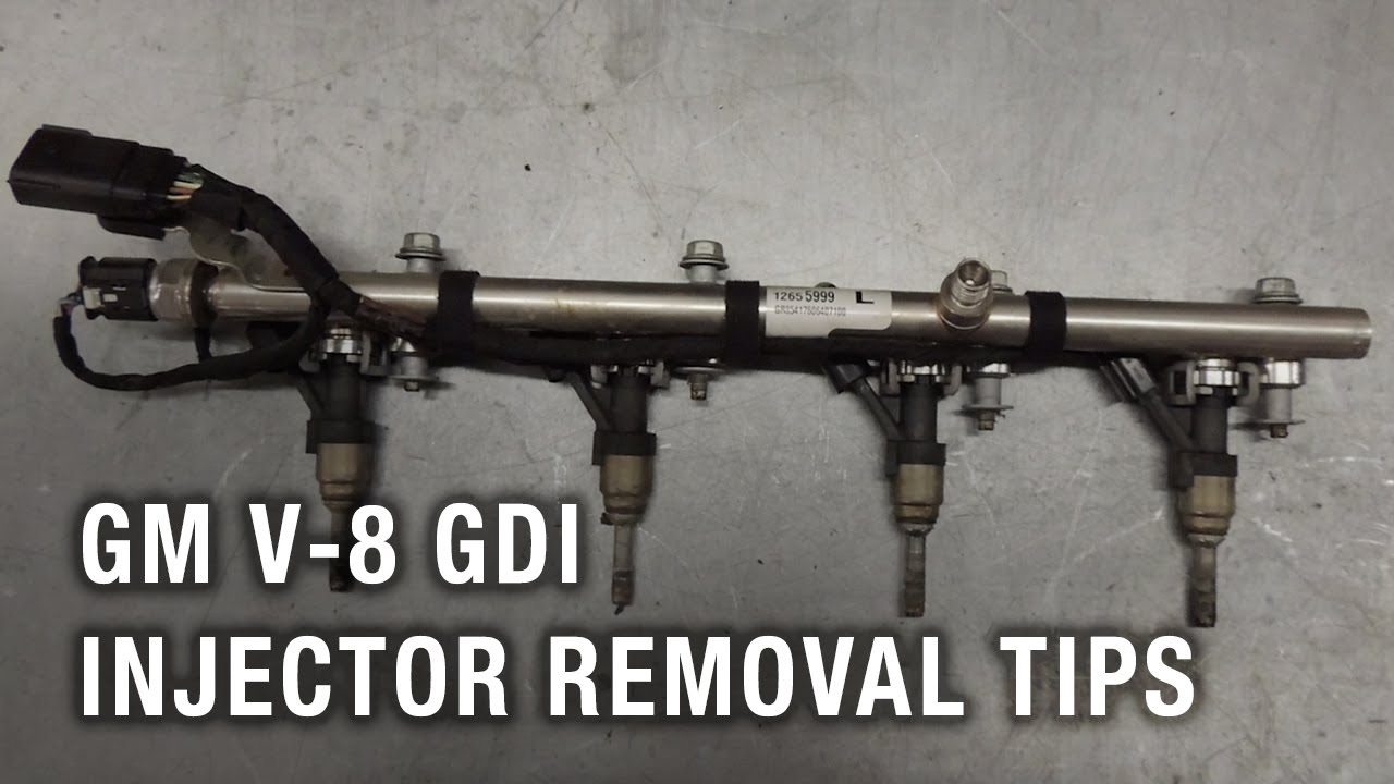 GM V-8 GDI Injector Removal Tips