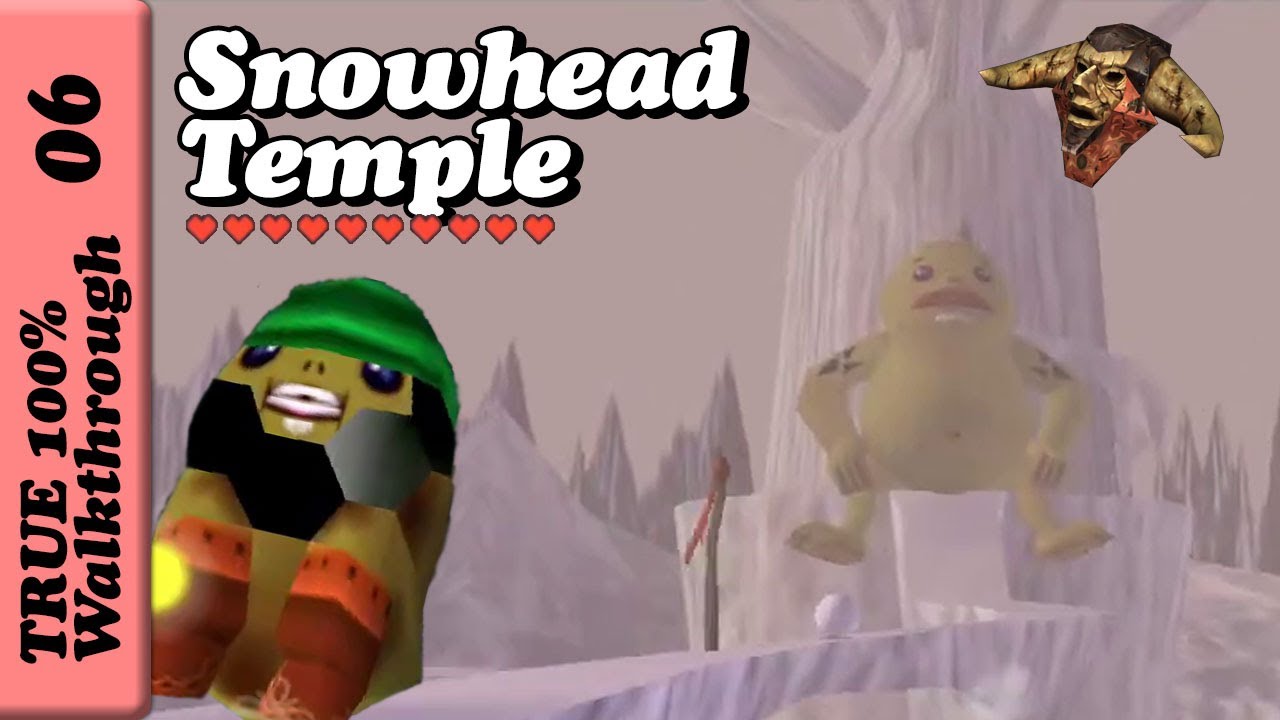 Snowhead Temple Walkthrough True 100% Zelda Majora's Mask | MM