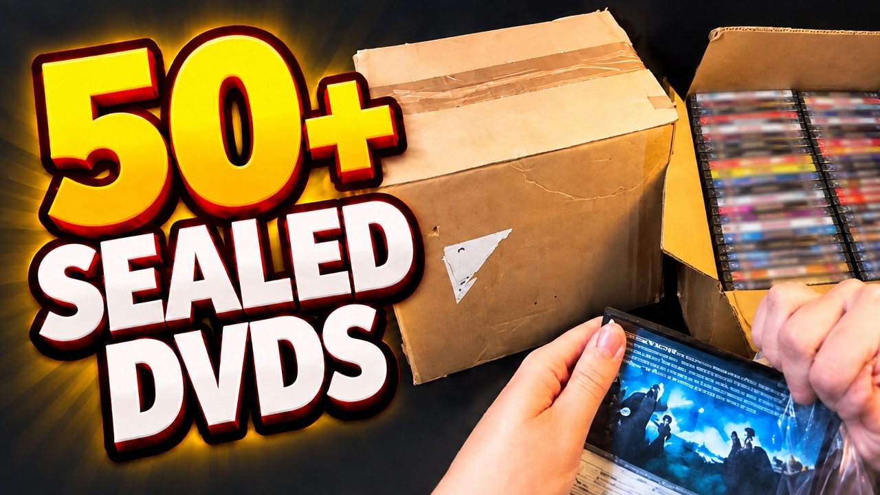 Unboxing A Huge Haul of Random DVD's From eBay! (Disney, Pixar + More Inside!) (Sealed UK Joblot!)