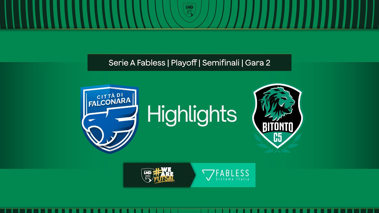 Okasa Falconara-Bitonto 0-2 | Serie A Fabless 24/25 | Playoff | Semifinali - Gara-2 | Highlights