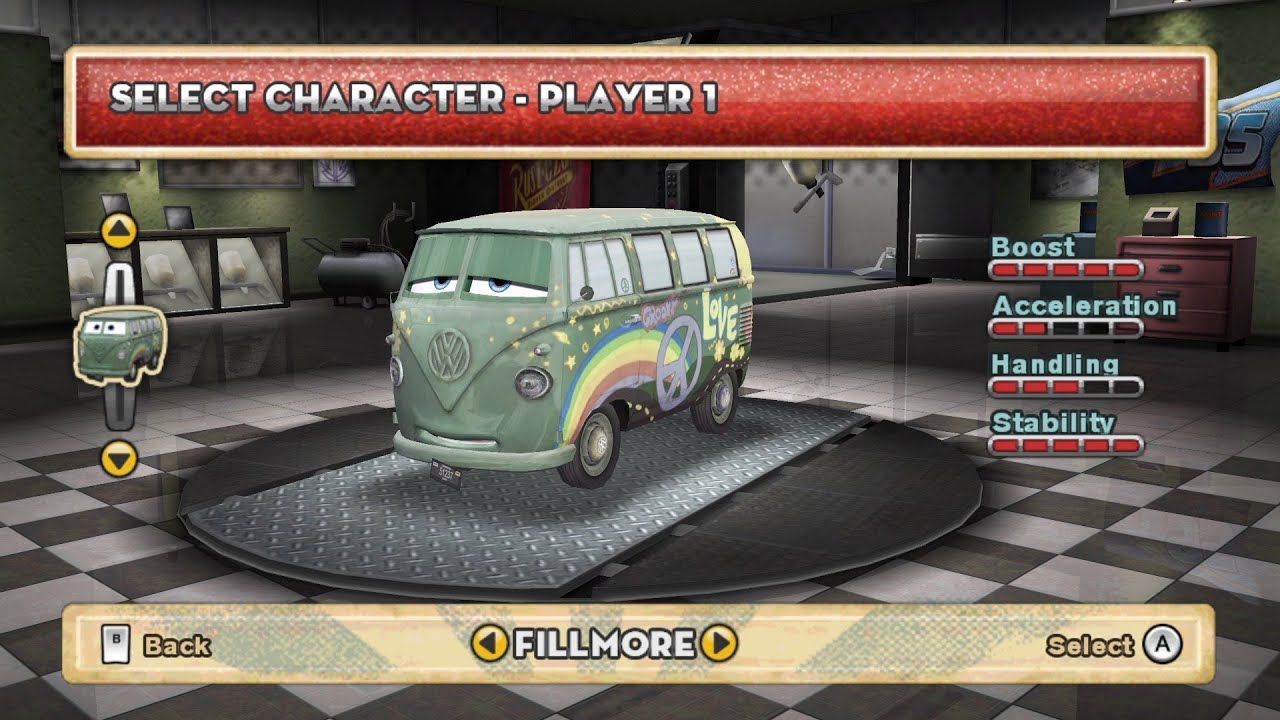 Cars Mater-National Wii - Fillmore Gameplay (Dolphin)