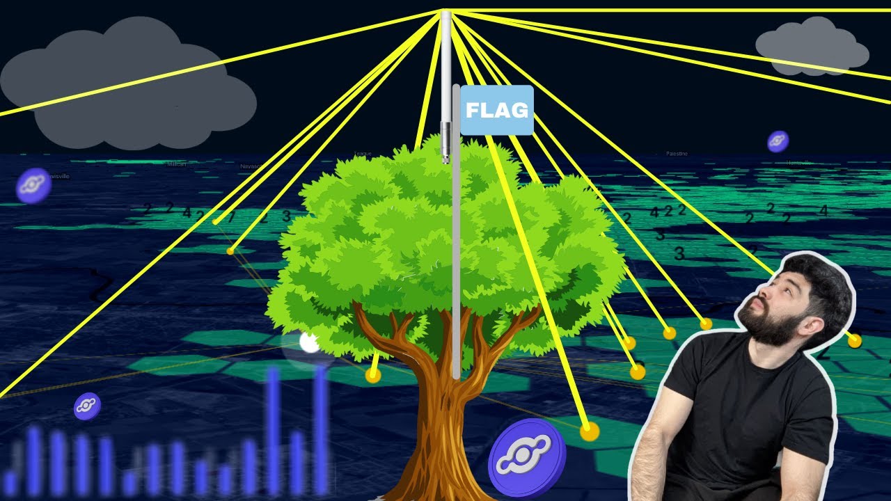 I Installed 30ft FlagPole on 50ft Tree To 3x Helium Mining Earnings