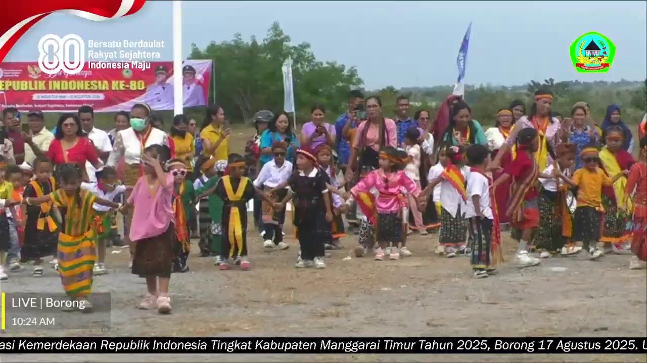 Upacara Peringatan Detik-Detik Proklamasi  Tingkat Kabupaten Manggarai Timur Tahun 2025