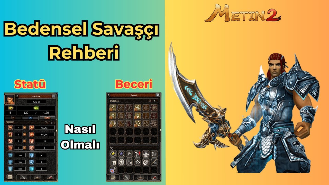 Metin2 Bedensel Savaş&ccedil;ı Rehberi