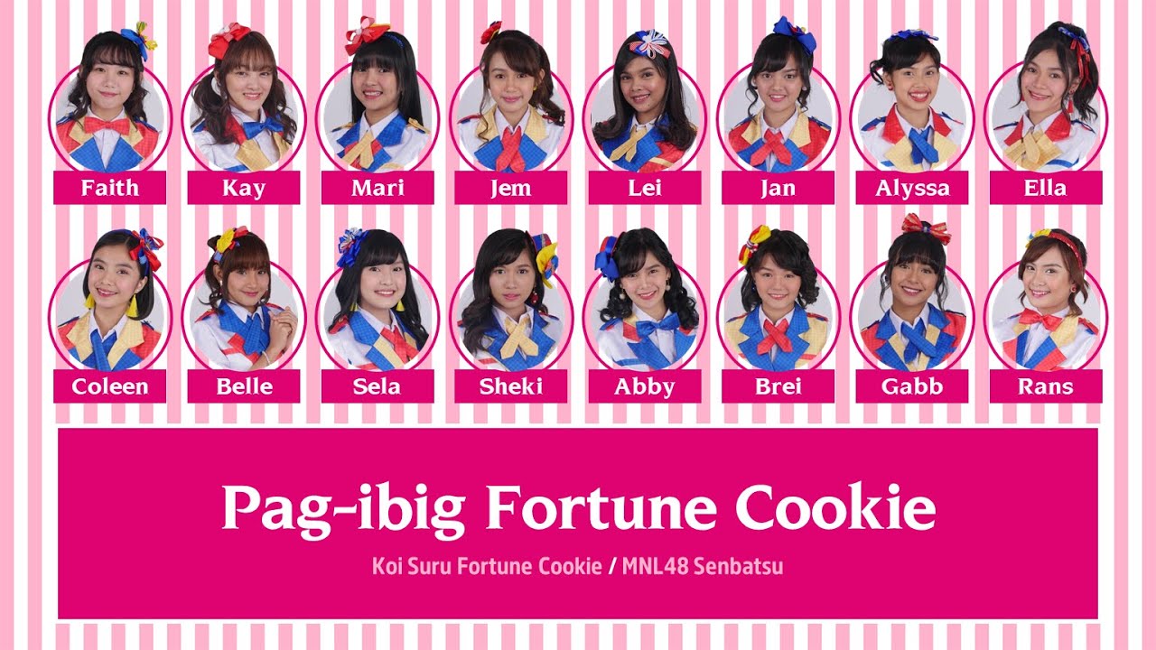 MNL48 – Pag-ibig Fortune Cookie (Koi Suru Fortune Cookie) [Color Coded Lyrics TG/BY/EN]