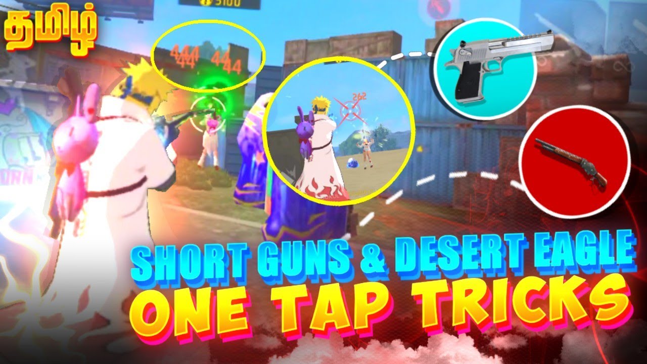 One Tap Headshot Techniques for Desert Eagle & Shotguns | Improve Accuracy | Free Fire Tamil
