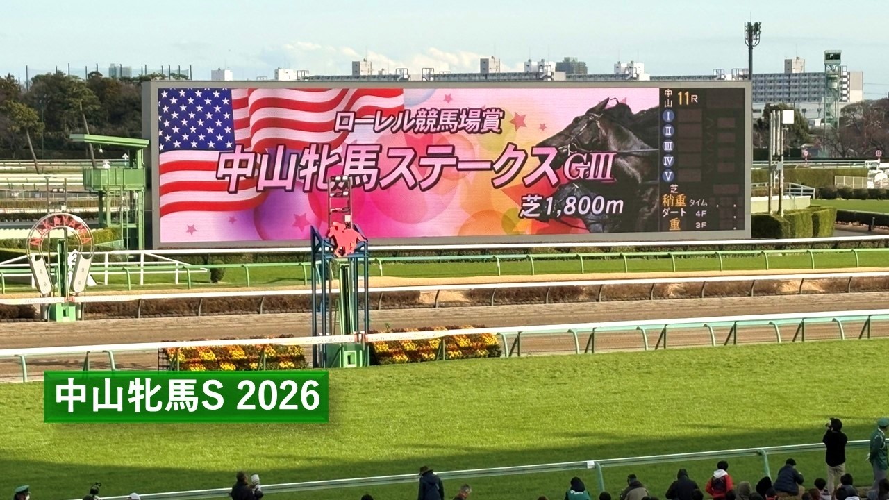 2026年 中山牝馬ステークス | エセルフリーダ | ビヨンドザヴァレー | パラディレーヌ | エリカエクスプレス | 現地レース映像 | 中山競馬場 | スマシ観戦 | 芝1,800