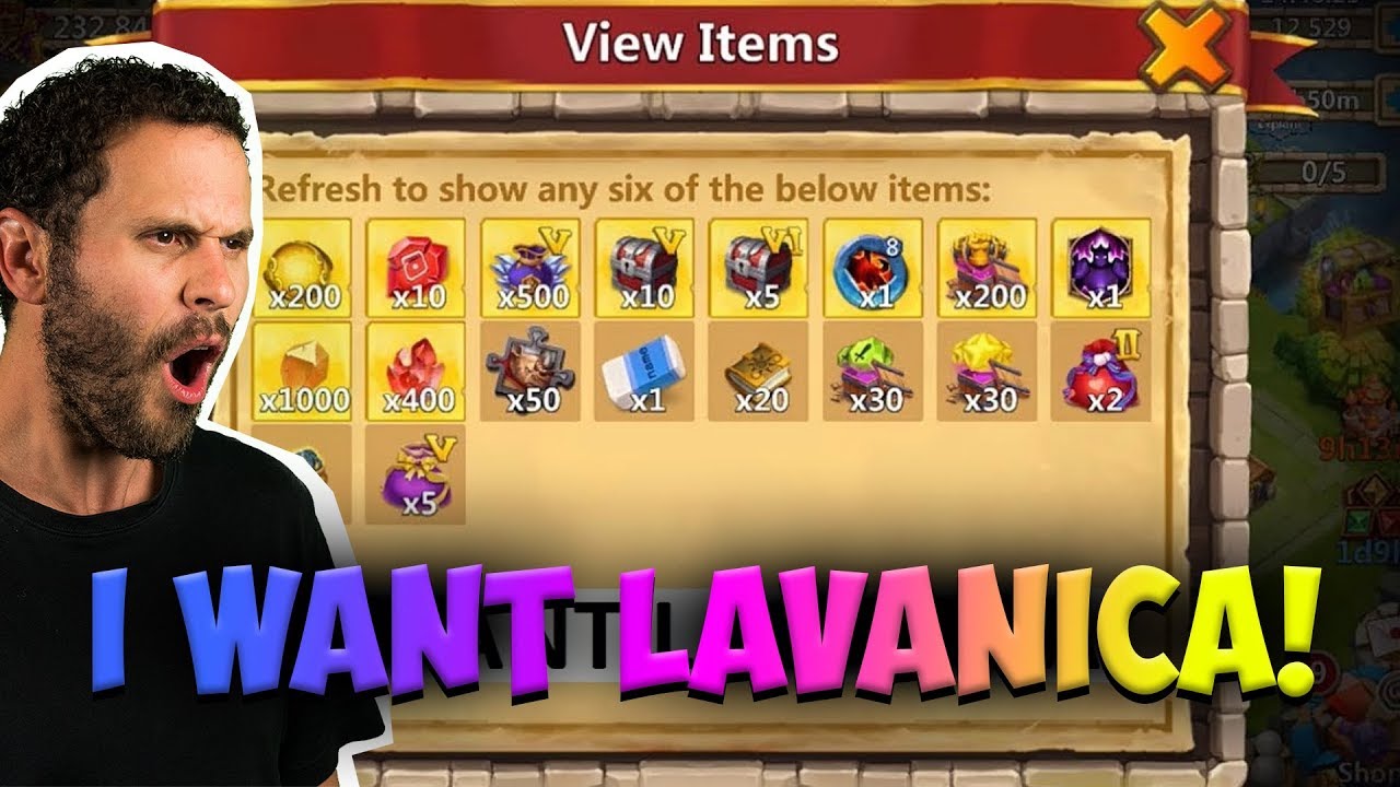 JT's F2P Lavainca Bags + Hero Collector and Discount Store! Castle Clash