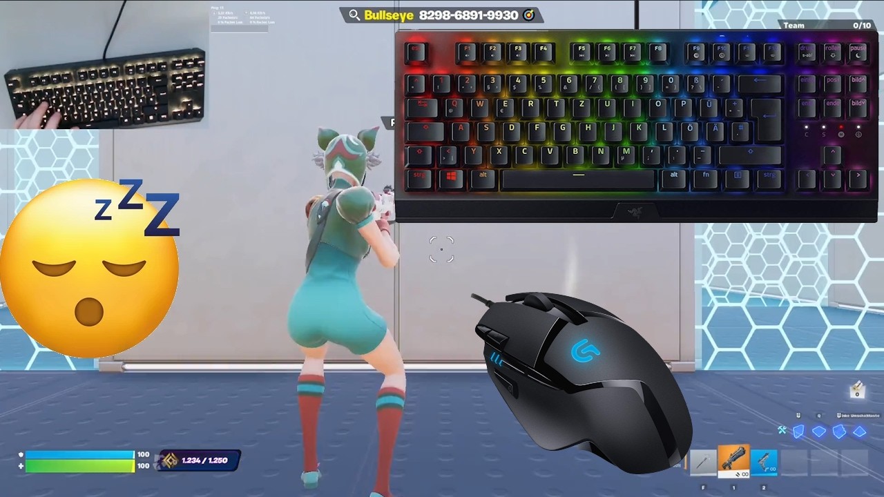 Razer Blackwidow V3 Tenkeyless😴 Satisfying Piece Control Gameplay 240 FPS 🏆