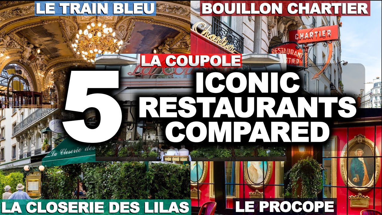 PARIS' 5 Most ICONIC Restaurants: Which is BEST?