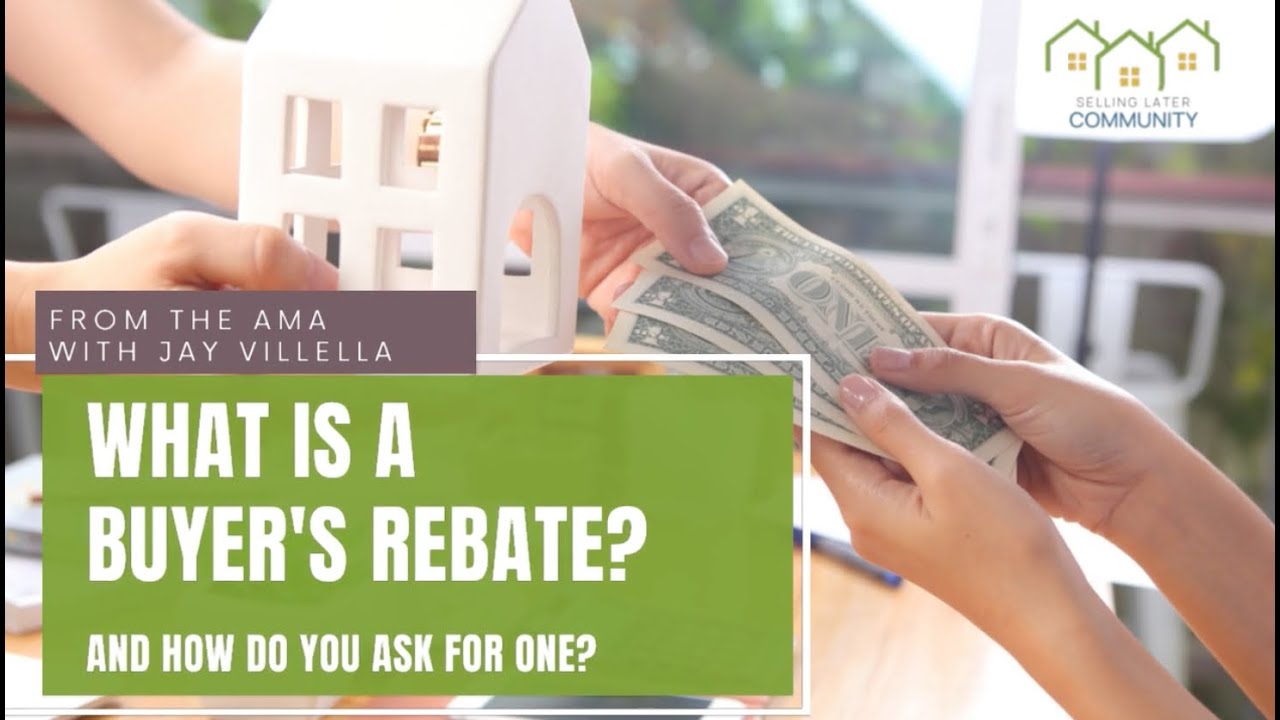 What is a buyer's rebate and tips on how you can ask for one.