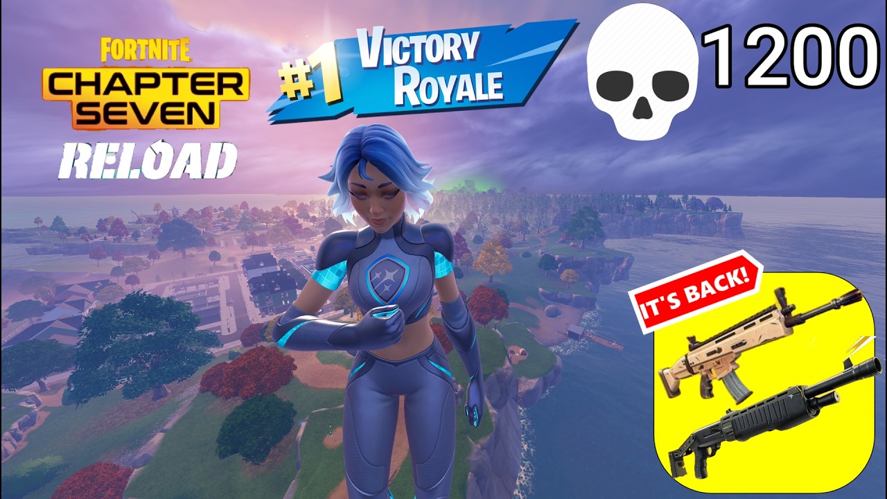 1200 Elimination Squad “RELOAD” Gameplay Wins (Fortnite Chapter 7 Xbox Controller)