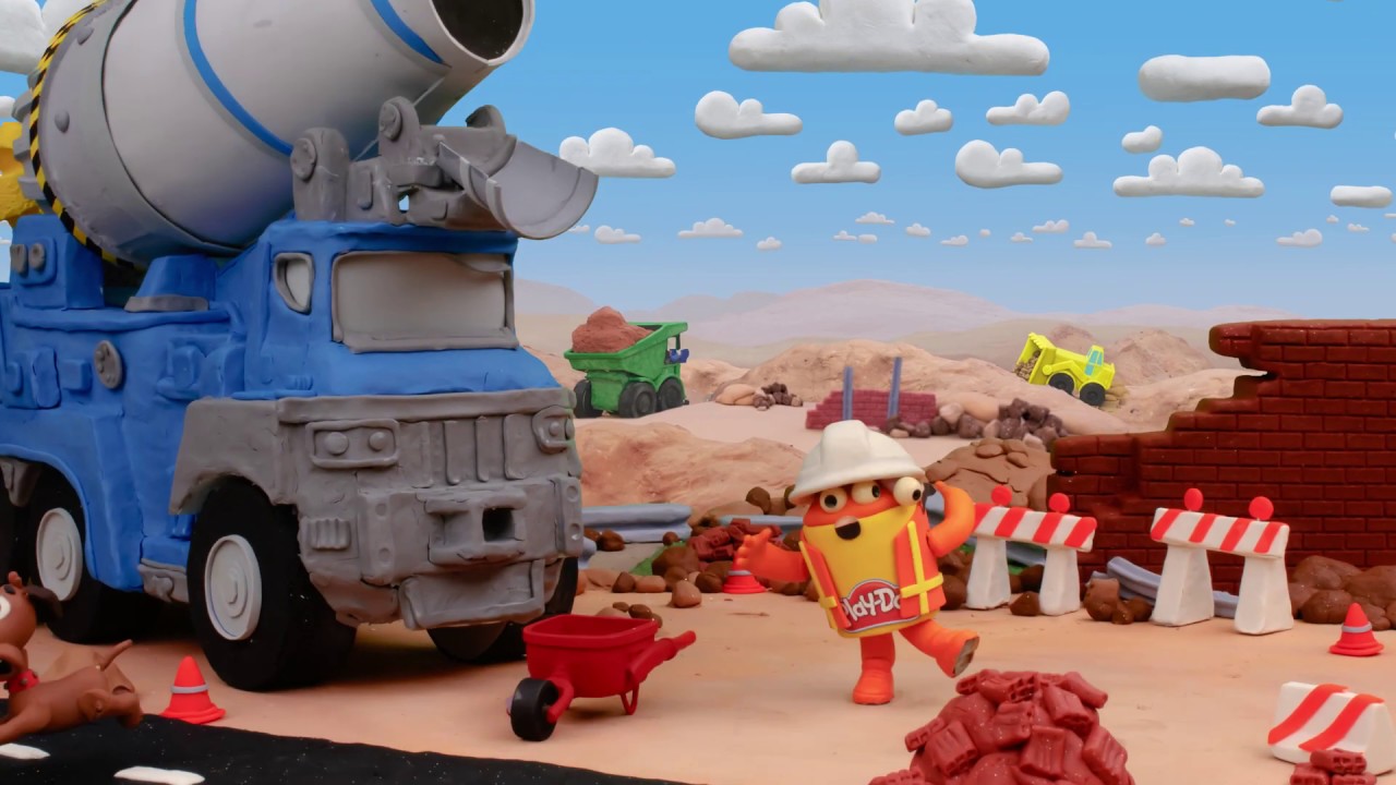 Play-Doh Wheels Cement Truck Toy with 4 Non-Toxic Play-Doh Colors (培樂多泥膠 混凝土車)