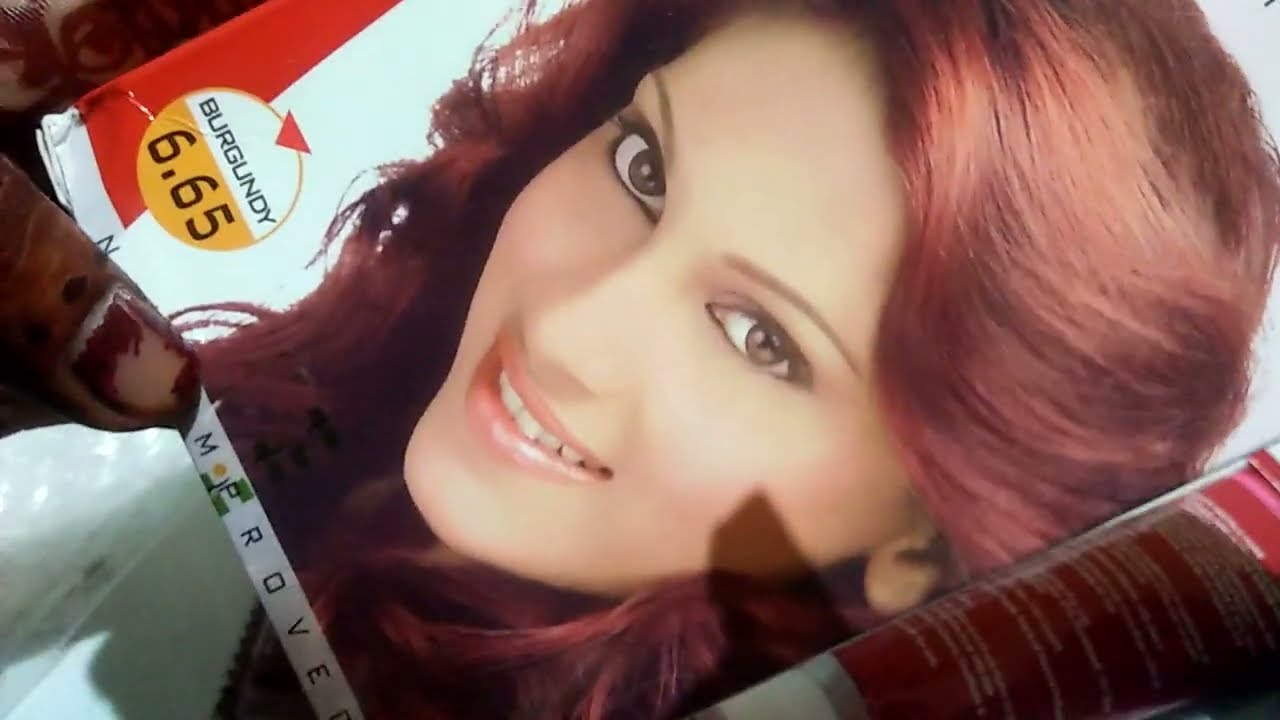 COLOUR MATE HAIR COLOR CREAM BURGANDY 6  65  || FOR HAIR  COLOR APPLY REVIEW @Reviewlab24