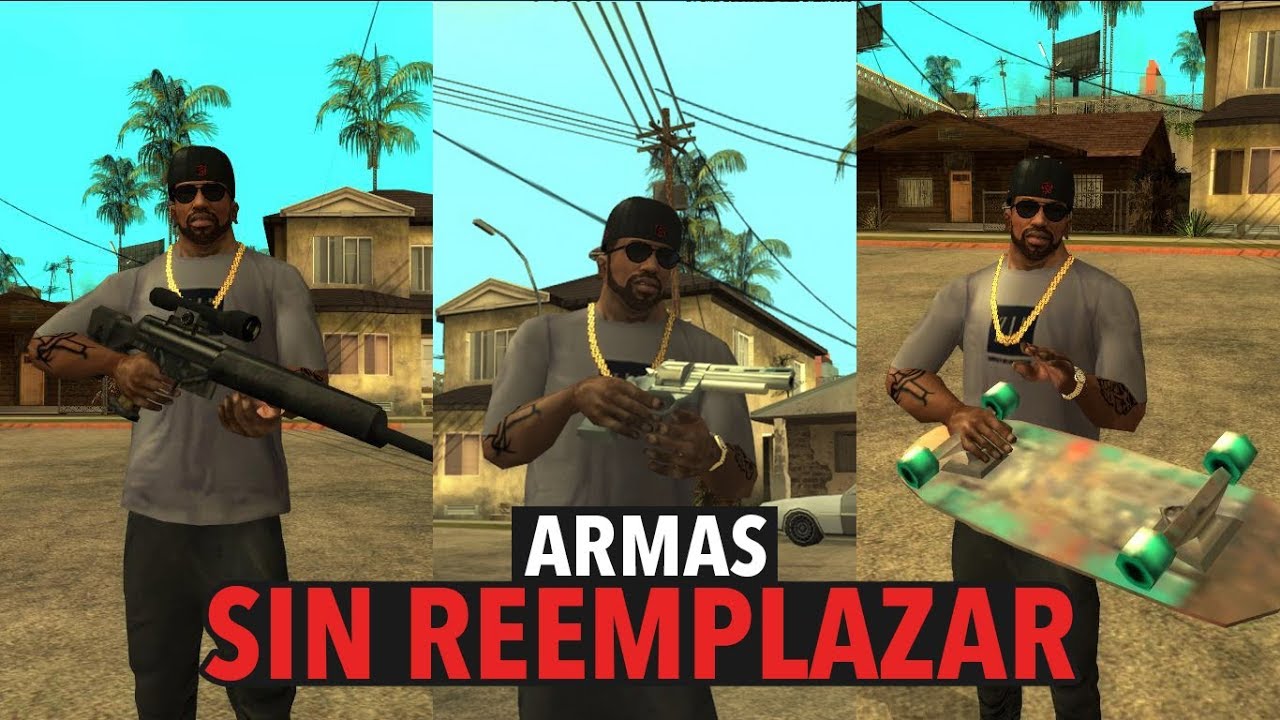 Cómo agregar armas sin reemplazar en GTA San Andreas