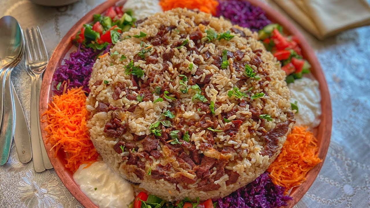 Удивите своих гостей маклубе / маклуба - праздничное блюдо из мяса и риса в перевернутом виде