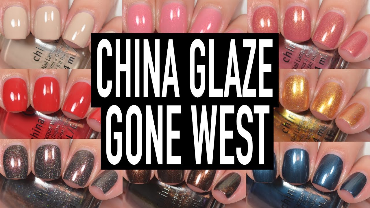 China Glaze — Gone West (осень 2019) | Образцы и обзор