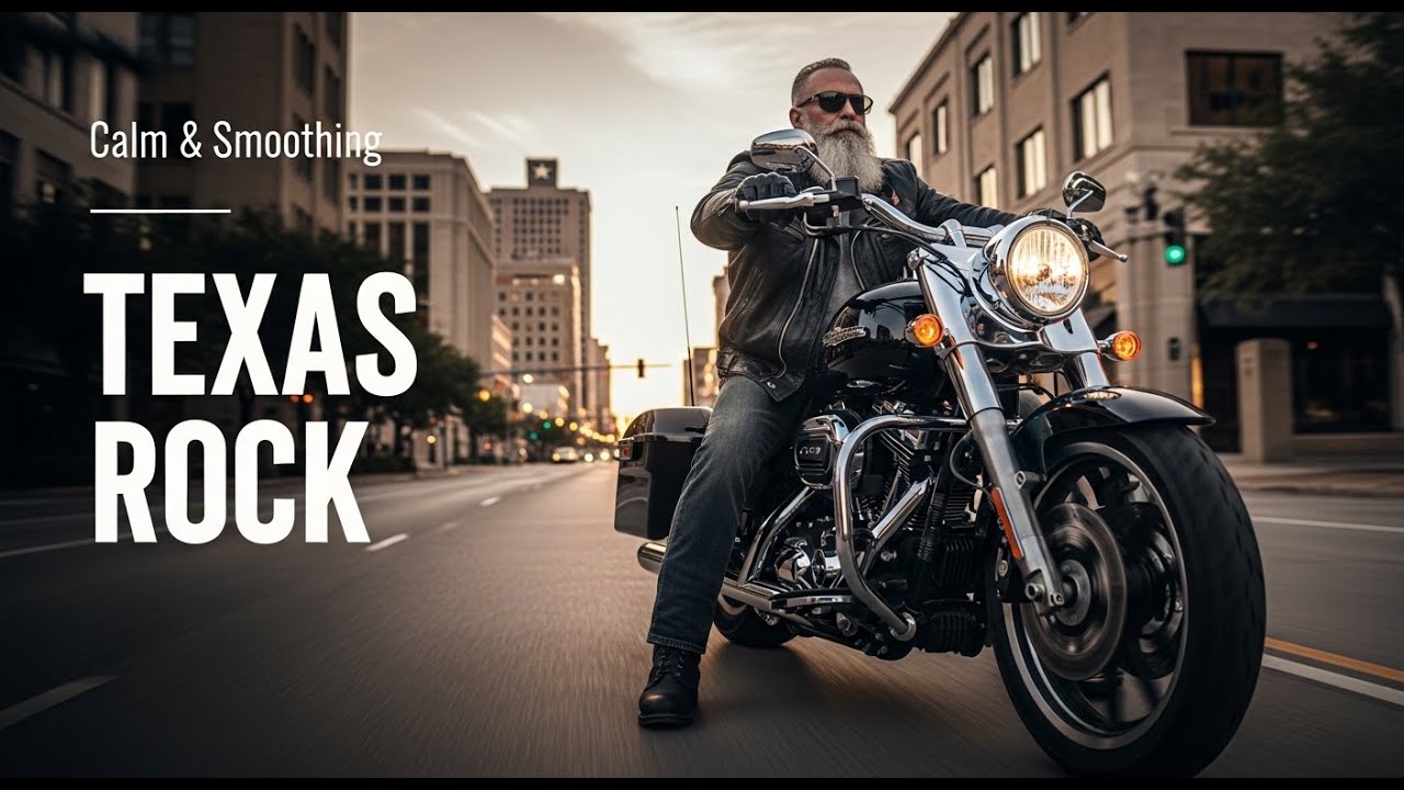 Texas Outlaw Rock N Roll Vibes: Raw Biker Guitars & Blues Spirit #42