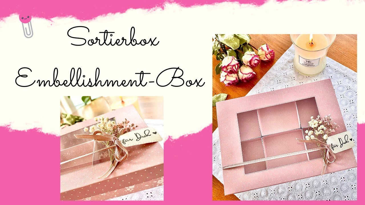 ☀️💞 Sortierbox I Embellishment Box I DIY  ☀️💞