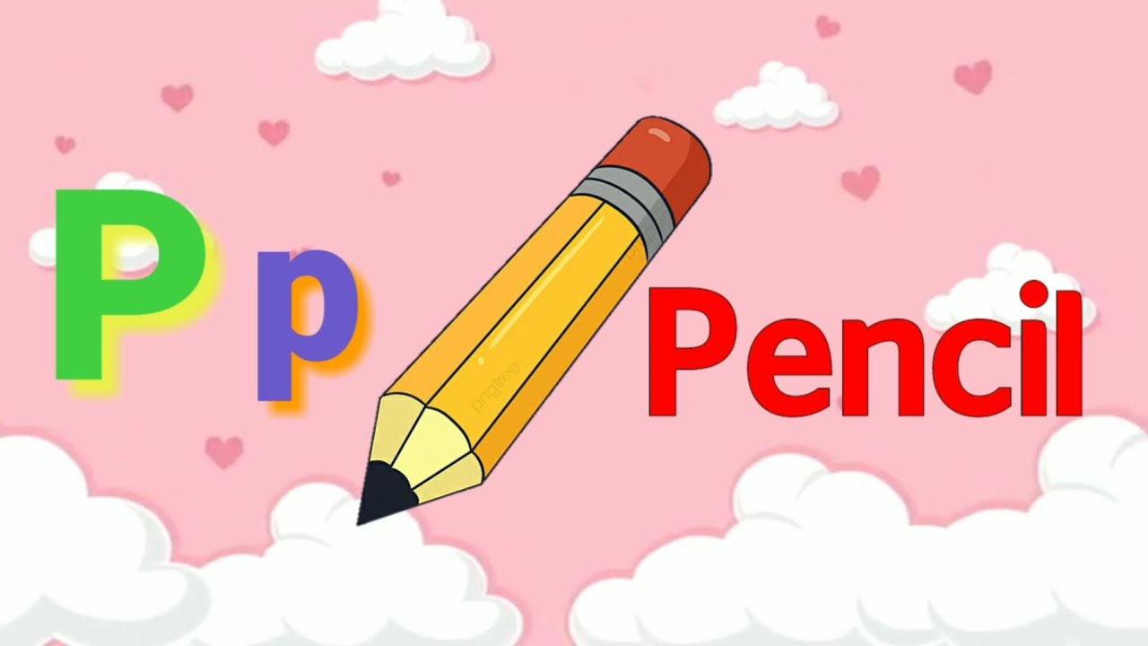 letter ( P , p ) for kindergaten kids , let's learn and have fun 😉