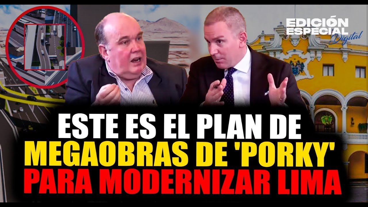 ENE 1 - Rafael López Aliaga presenta nuevas megaobras para Lima