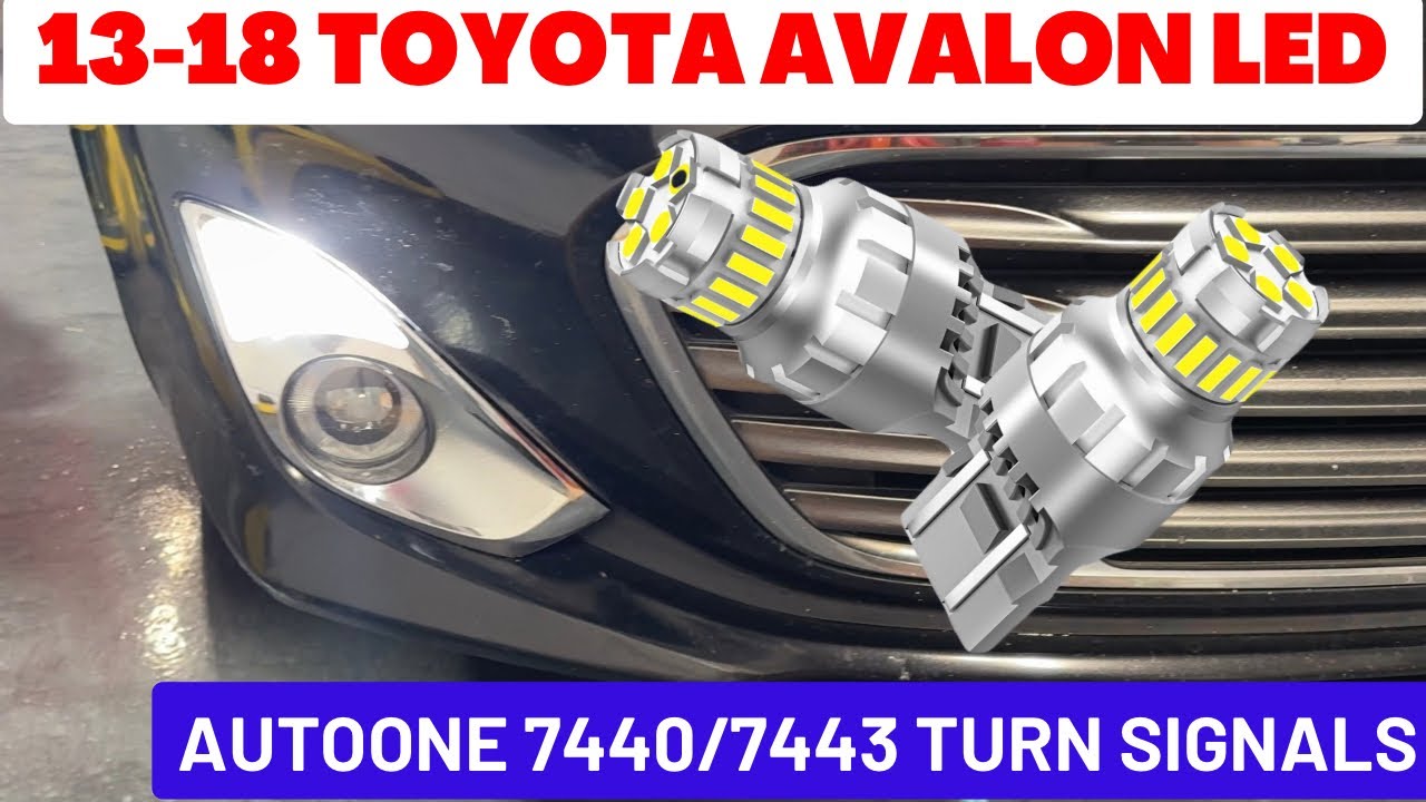Installing AutoOne 7440/7443 LED Turn Signal on 2013-2018 Toyota Avalon