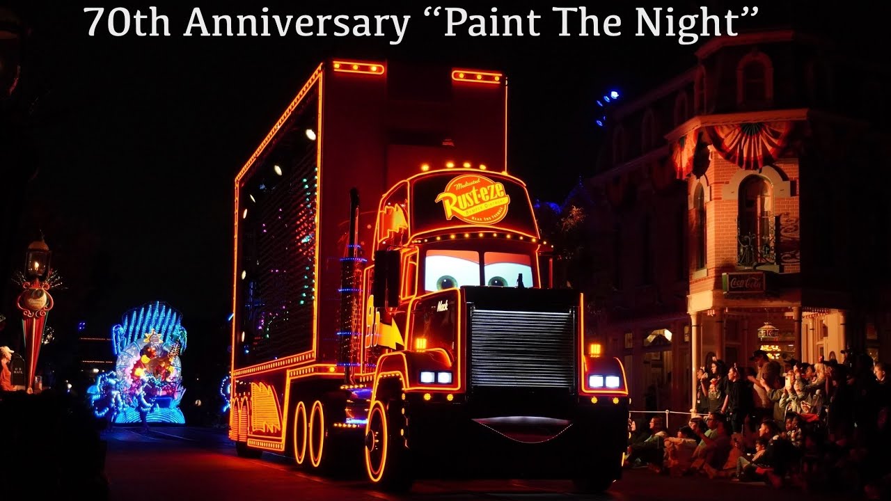 California Disneyland 70th Anniversary Night Parade 