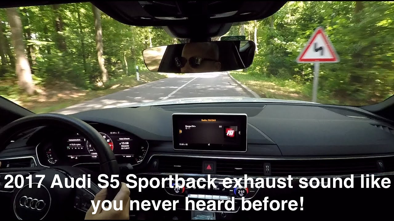 2017 Audi S5 Sportback exhaust sound like you never heard before!