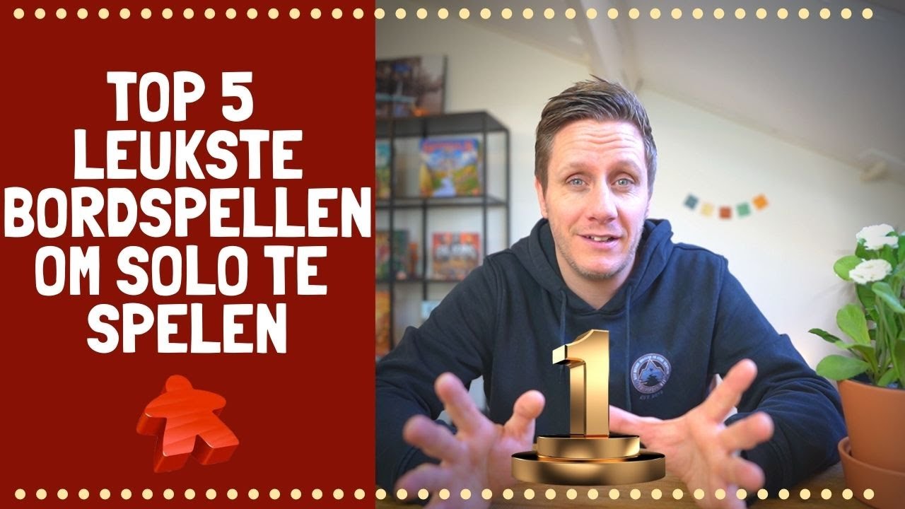 Top 5 leukste bordspellen om solo te spelen!