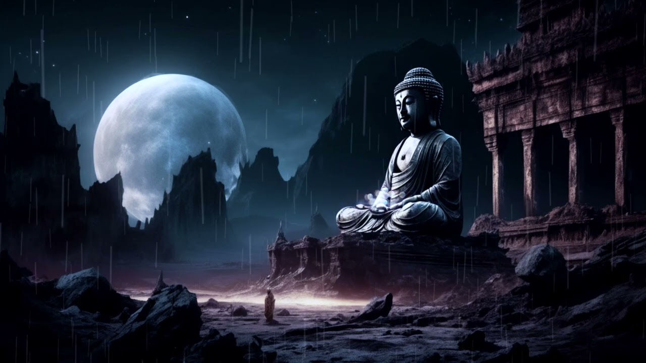 Rainy Hearts of Space Ambience | Buddha Intention | Calm Music for Relaxing Meditations & Rest