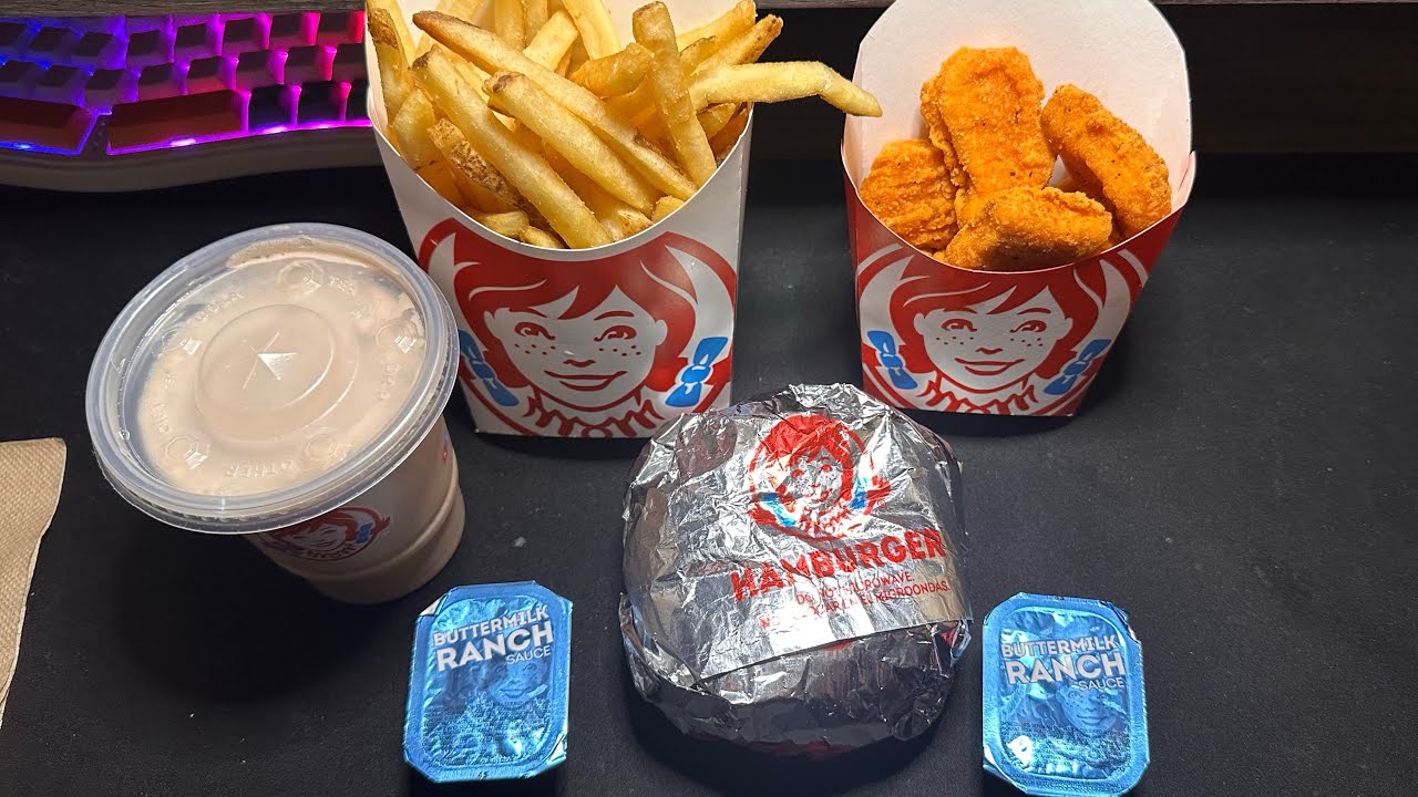 Wendy's Krabby Patty Kollab Meal ASMR | Rambling and eating!
