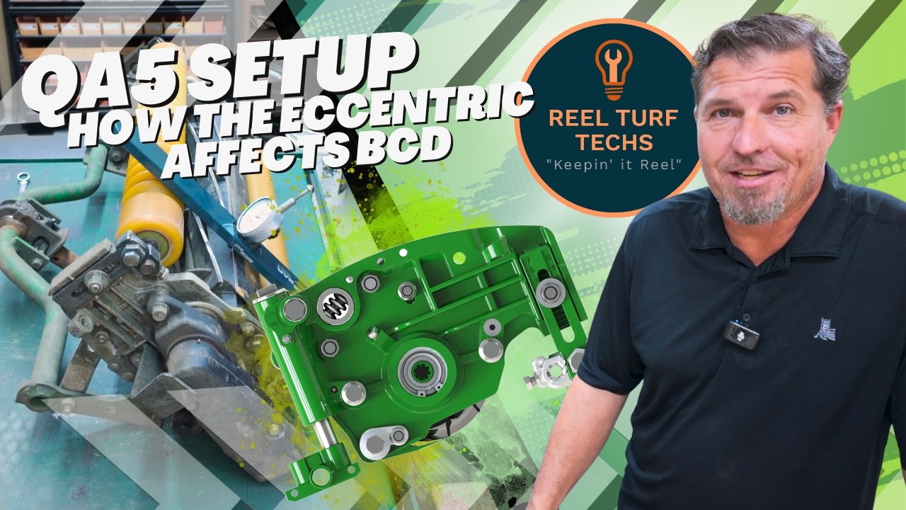 John Deere QA5 Setup: How the Eccentric Nut Changes Behind Center Distance