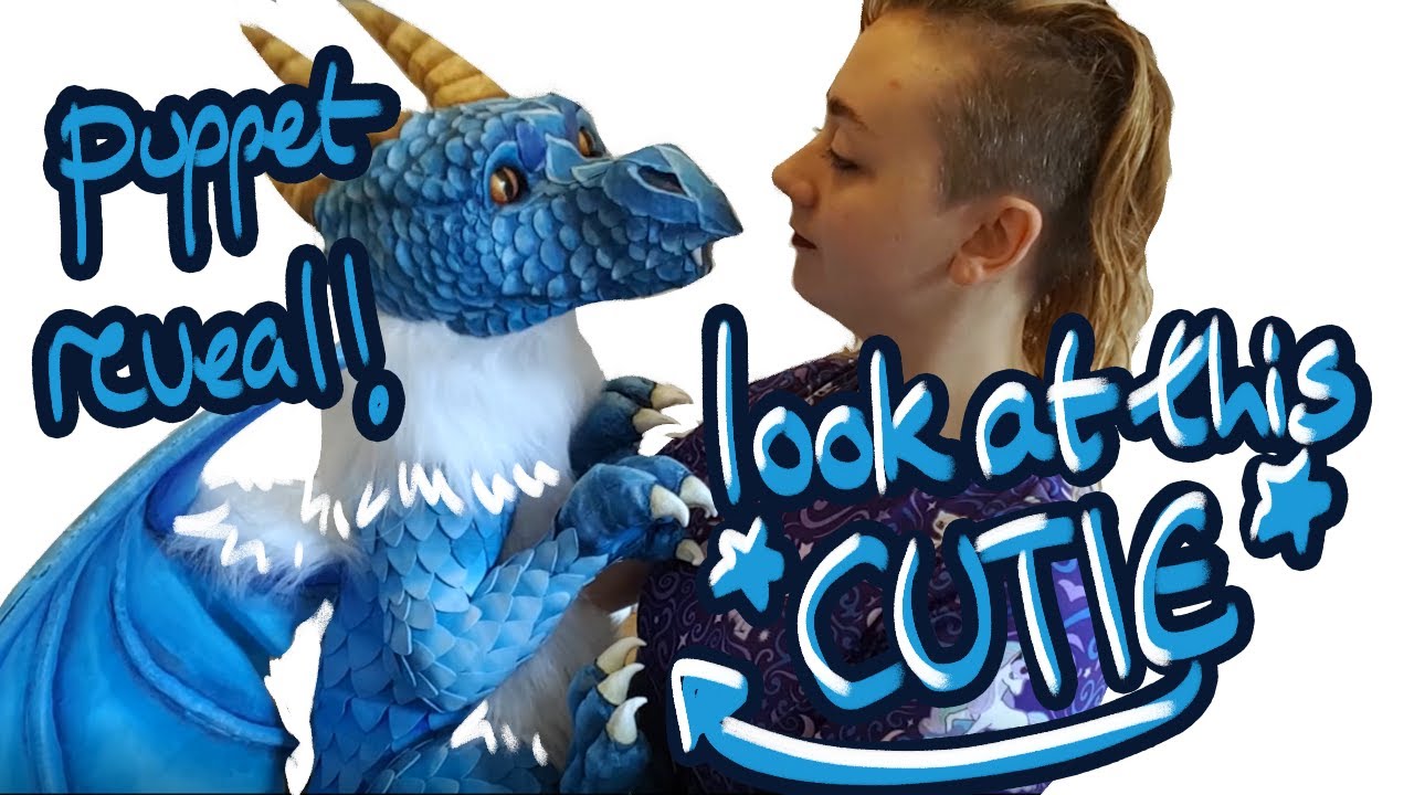 I've gone and made another DRAGON PUPPET!