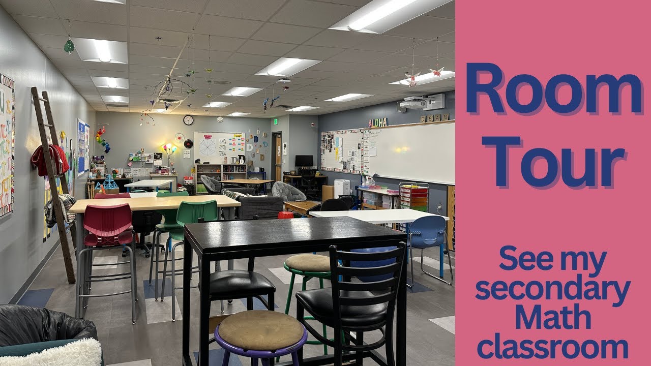 Room Tour | See what my high school math classroom looks like