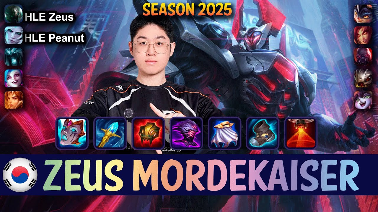 HLE Zeus MORDEKAISER vs RUMBLE Top - Patch 15.7 KR Ranked | lolrec