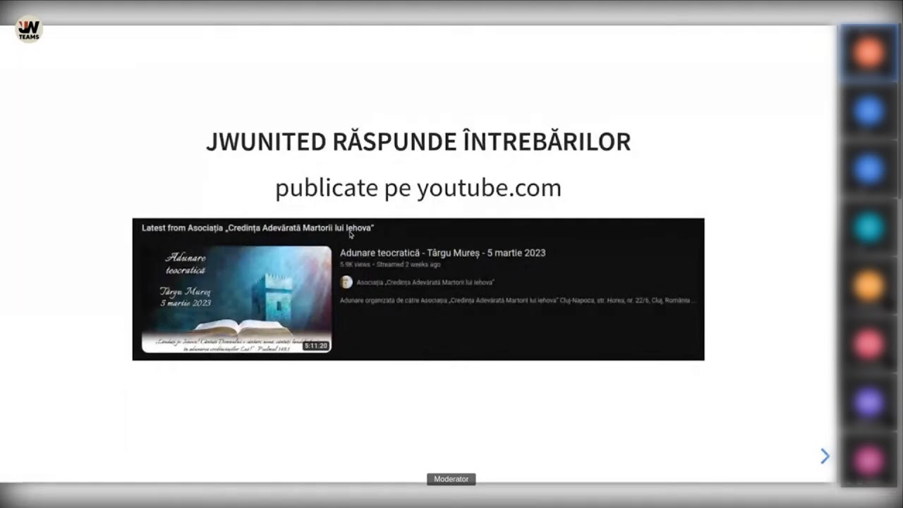 JWunited răspunde la întrebări (Partea 1/2)