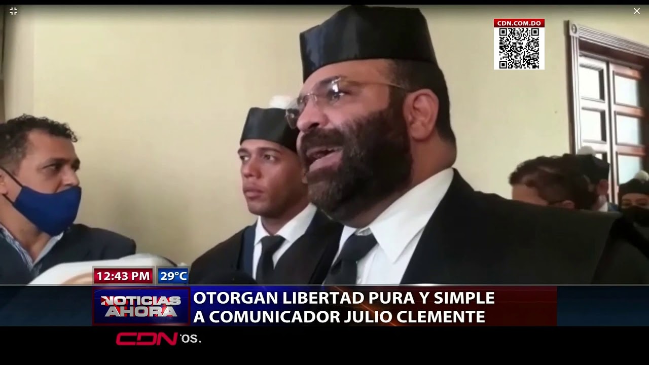 Otorgan libertad pura y simple al comunicador Julio Clemente