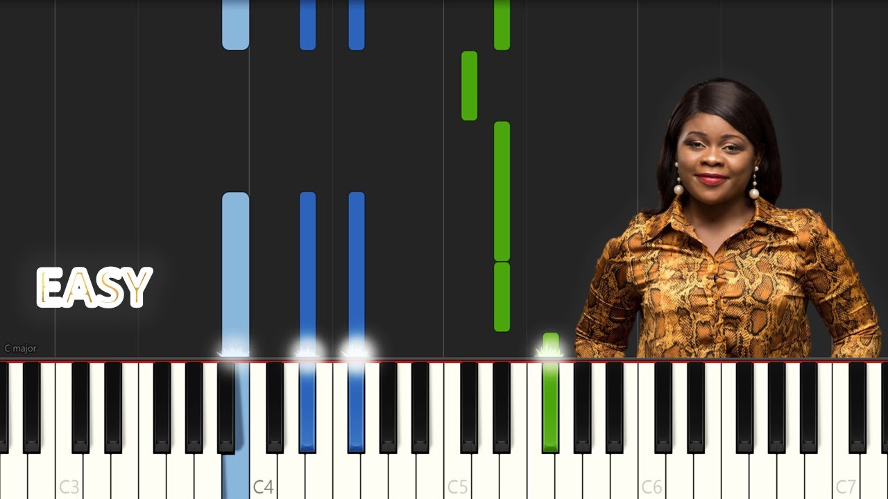 Rachel Anyeme - Tu Règnes | EASY PIANO TUTORIAL BY Extreme Midi